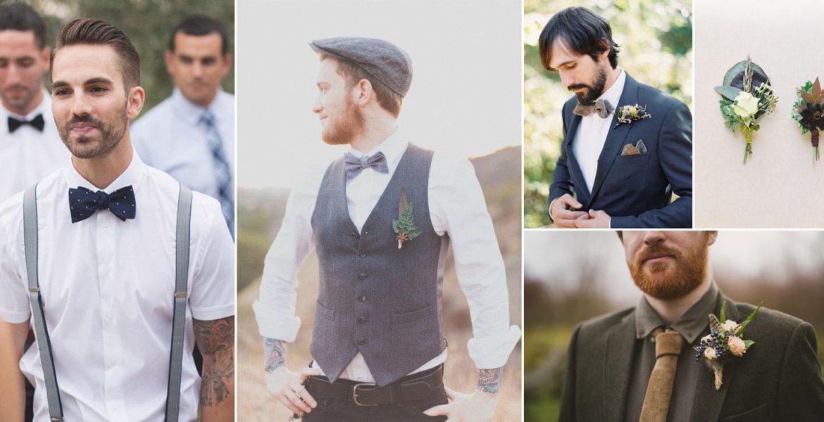 Стиль женихов на свадьбе, модный лук