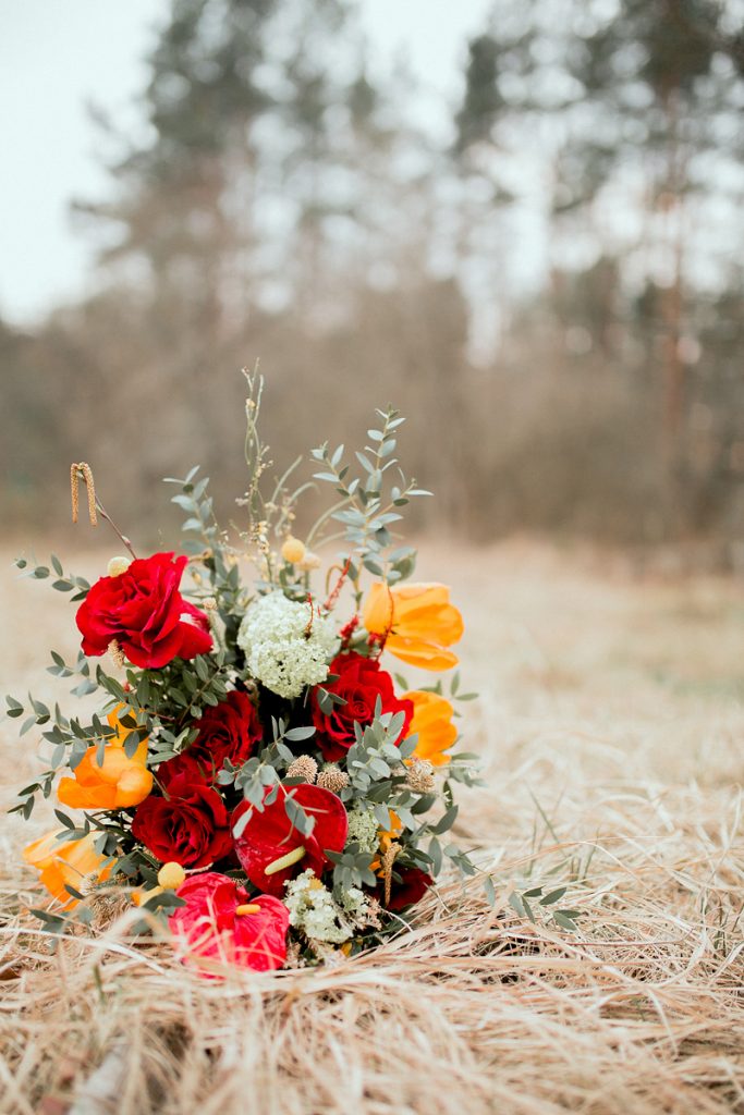 Свадебный букет, весна