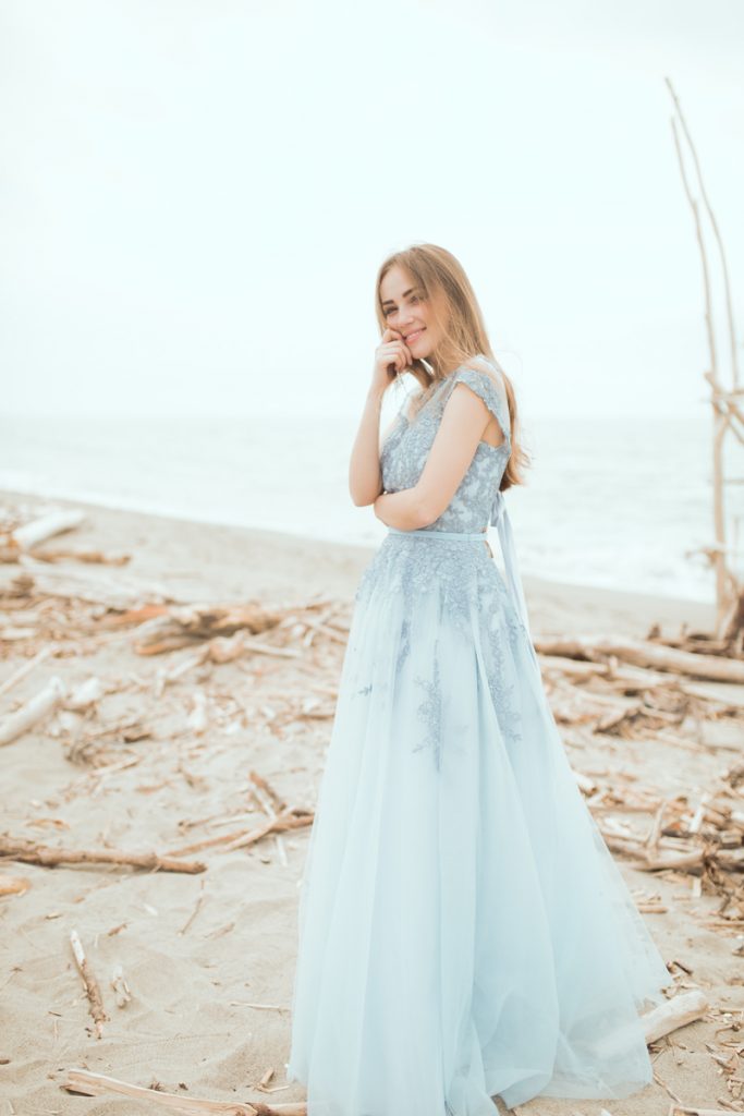 ocean, Italy, Pisa, wedding day, fashion