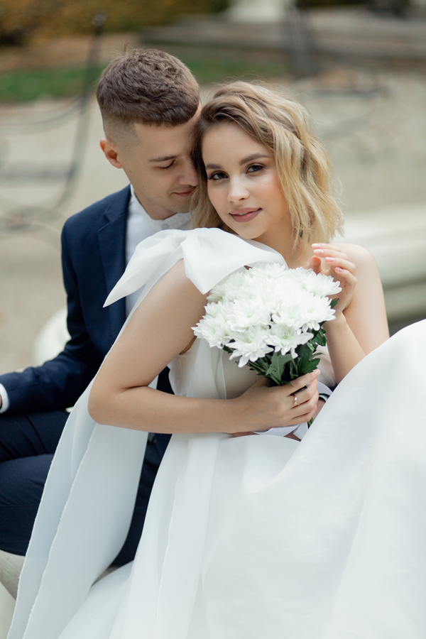 Свадебная фотография в Минске, невеста, пара красивая, красивое свадебное платье, усвадьба для свадьбы Фотограф Егор Ганевич Минск